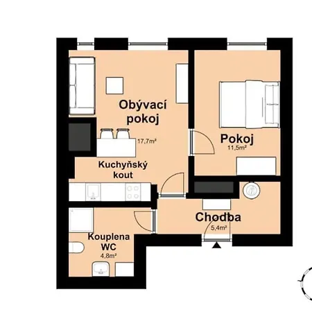 Apartment 200 Meter To Vltava River, Center!